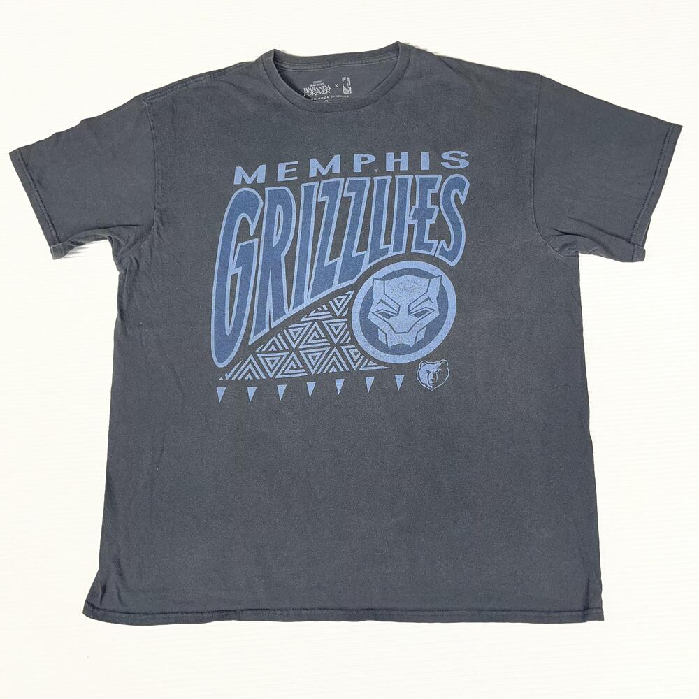 Memphis Grizzlies Shirt Mens XL Black NBA Basketball Wakanda Forever Junk Food